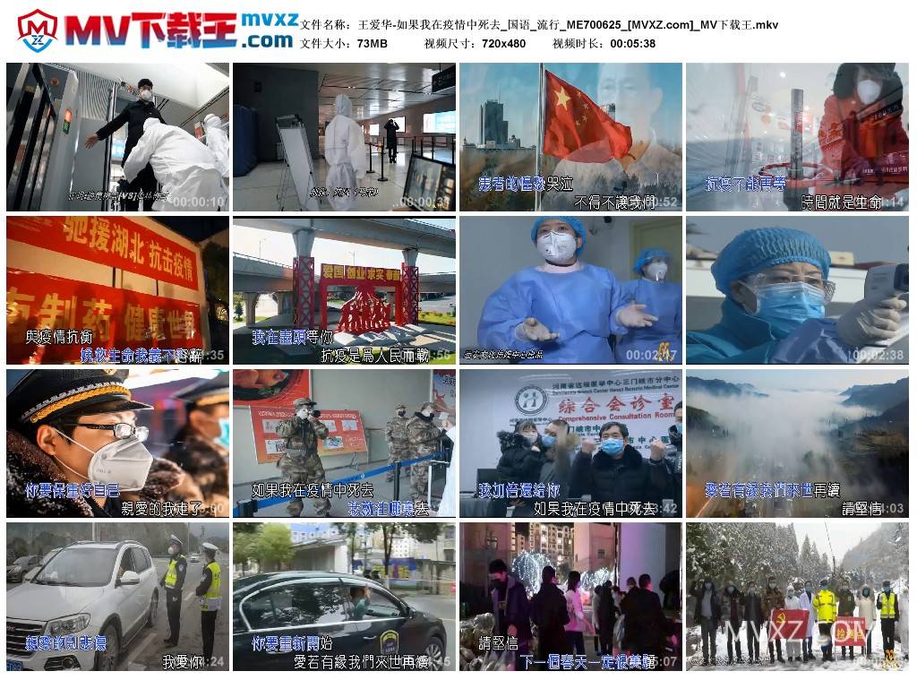 王爱华-如果我在疫情中死去_国语_流行_ME700625